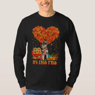 T-shirt C'est l'automne, vous tous Schnauzer Chien Citroui