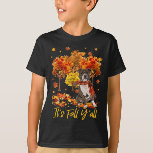 T-shirt C'est l'automne vous tous Staffordshire Bull Terri