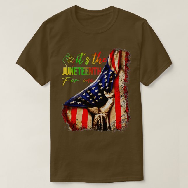 T-shirt C'Est Le 11 Juillet Pour Moi Freeish Depuis 1865 I (Design devant)