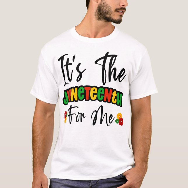 T-shirt C'Est Le 11 Juillet Pour Moi Melanin Black Sista B (Devant)