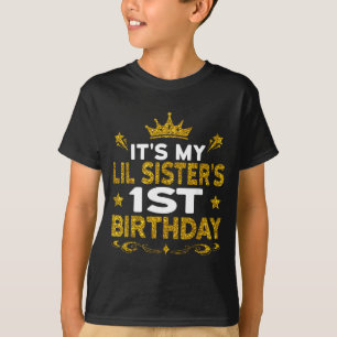 T-shirt C'est le 1er anniversaire de ma petite soeur Joyeu