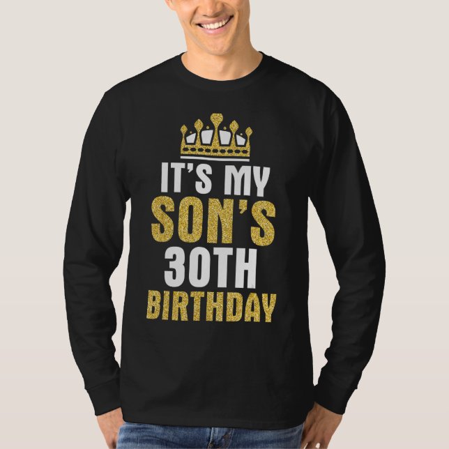 T-shirt C'est le 30e anniversaire de Mon Fils, 30 ans, Joy (Devant)