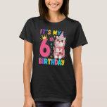T-shirt C'est le 6ème My Birthday Cat Kids 6 Ans Kitten B<br><div class="desc">C'est le 6ème anniversaire de mon chat Enfants 6 ans Vieux Kitten B jour</div>