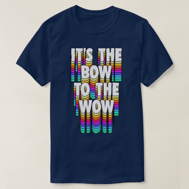 T-shirt C'Est Le Bow Au Wow (Design devant)