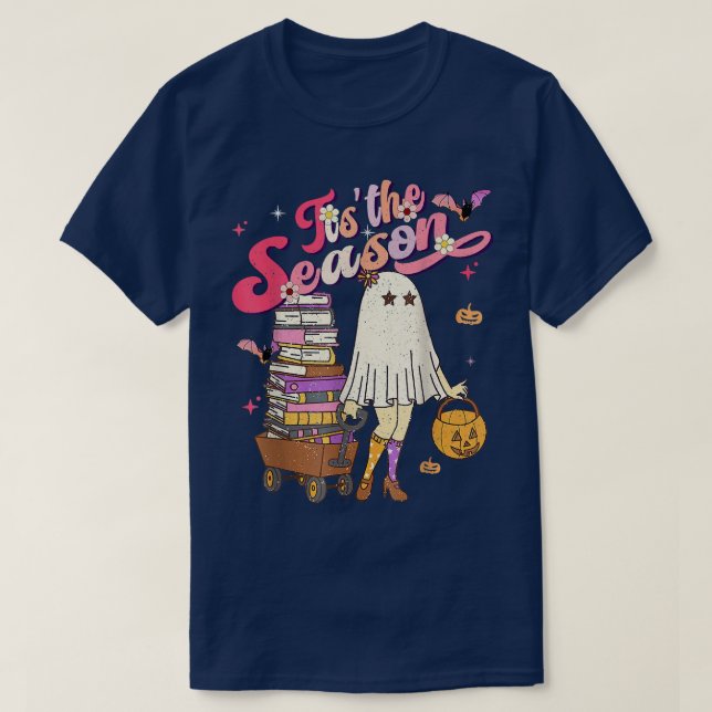 T-shirt C'est le Citrouille de saison Boo 60s les années 7 (Design devant)