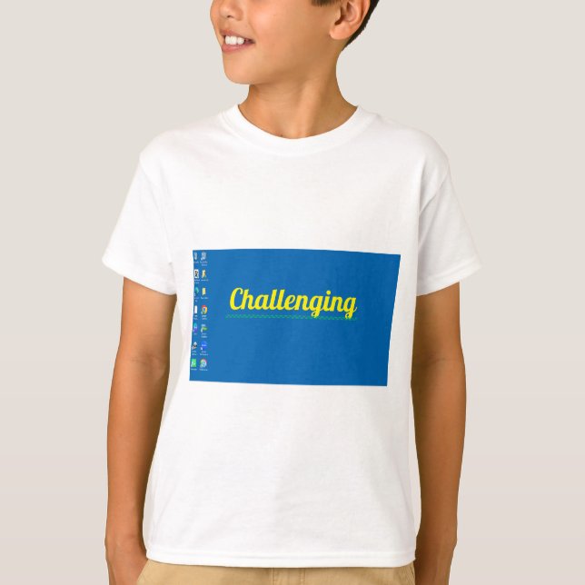T-shirt C'est le défi (Devant)