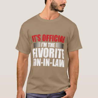 T-shirt C'est le gendre préféré rétro