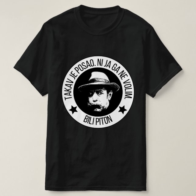T-shirt C'est le métier, je ne l'aime pas non plus. (Design devant)