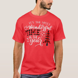 T-shirt C'Est Le Moment Le Plus Merveilleux De L'Année Red