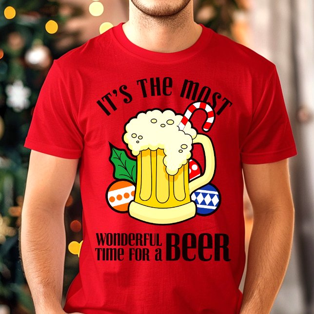 T-shirt C'est le moment le plus merveilleux pour un Noël d (Créateur téléchargé)