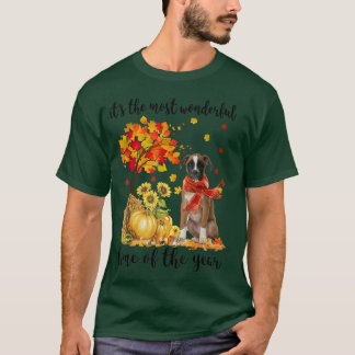 T-shirt C'Est Le Plus Merveilleux Citrouille Automne Boer