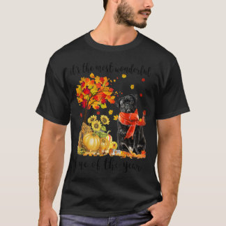 T-shirt C'Est Le Plus Merveilleux Citrouille Carlin Automn