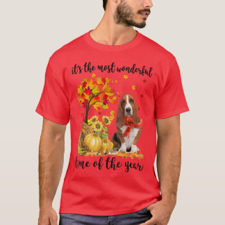 T-shirt C'est le plus merveilleux Hound de temps d'automne