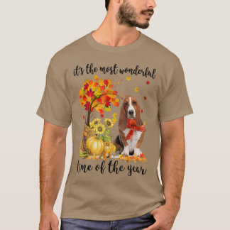 T-shirt C'est le plus merveilleux Hound de temps d'automne