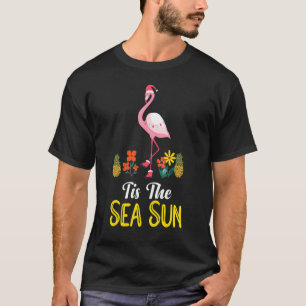 T-shirt C'est le Sea Sun Père Noël Ananas Flamant rose Noë