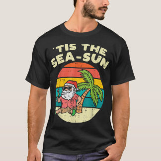 T-shirt C'Est Le Sea Sun Père Noël Beach Noël Été À Ju