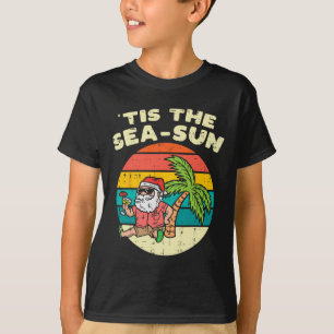 T-shirt C'est le soleil de la mer Santa Beach été Noël en 