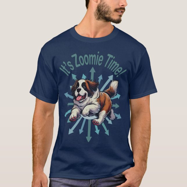 T-shirt C'est le temps de Zoomie Saint Bernard (Devant)