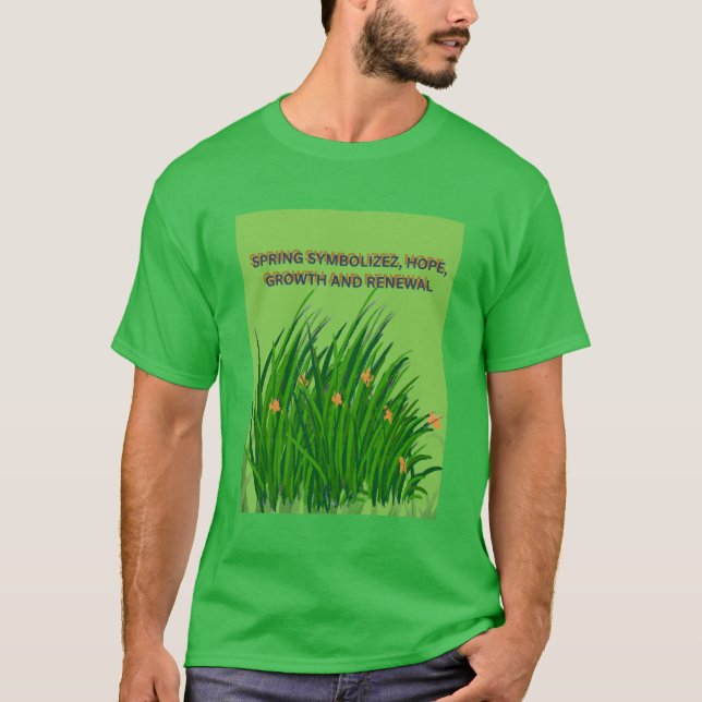 T-SHIRT C'EST LE TEMPS DU PRINTEMPS (Devant)