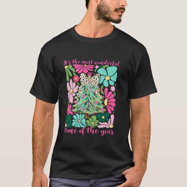 T-shirt C'est le temps le plus merveilleux Coquette Bow co (Devant)