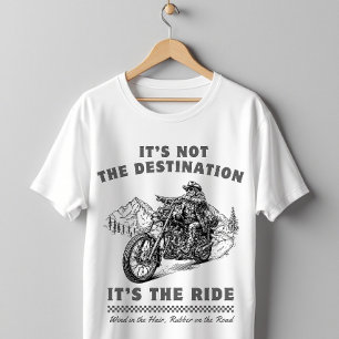 T-shirt C'est le tour Vintage Skull Biker