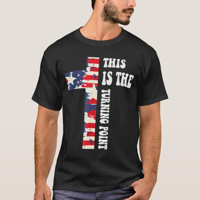 T-shirt C'est le tournant design chrétien  (Devant)