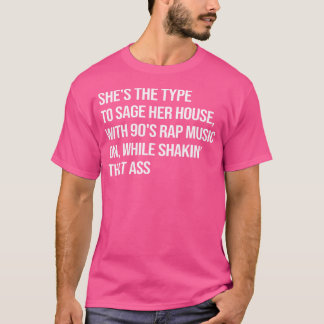T-shirt C'Est Le Type De Sage De Sa Maison Avec Un Mus De