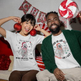T-shirt C'est le vin le plus délirant du temps Skeleton