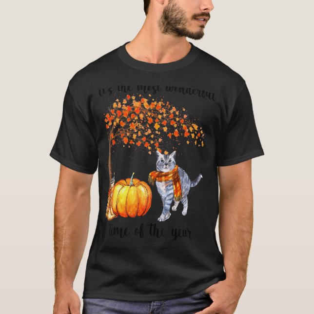 T-shirt C'est l'écharpe pour chat la plus merveilleuse pom (Devant)