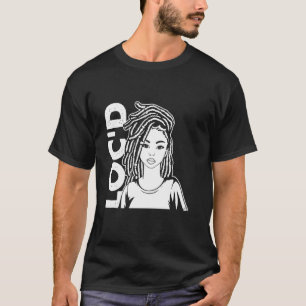 T-shirt C'est Les Locs Pour Moi  Cheveux Afro Américain Af