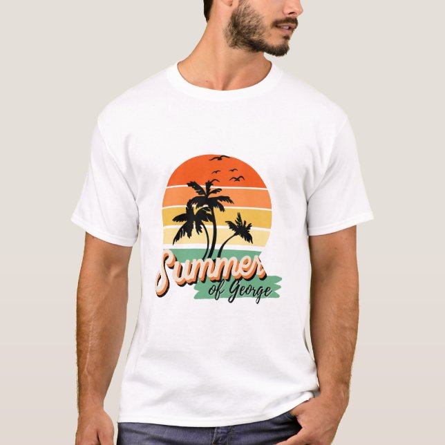 T-shirt C'est l'été de George (Devant)