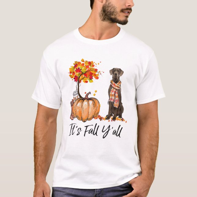 T-shirt C'est l'Halloween de l'automne Y'all (Devant)