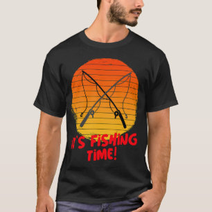 T-shirt C'est l'heure de la pêche ! - pêche.