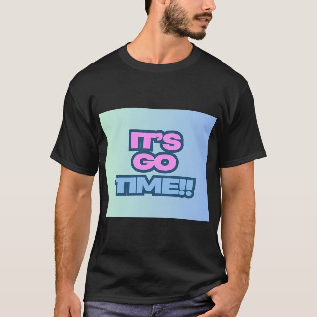 T-shirt C'est l'heure de l'aller (Devant)