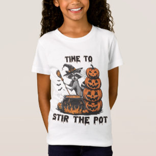 T-Shirt C'est l'heure de Remuer la Marmite – Raton laveur