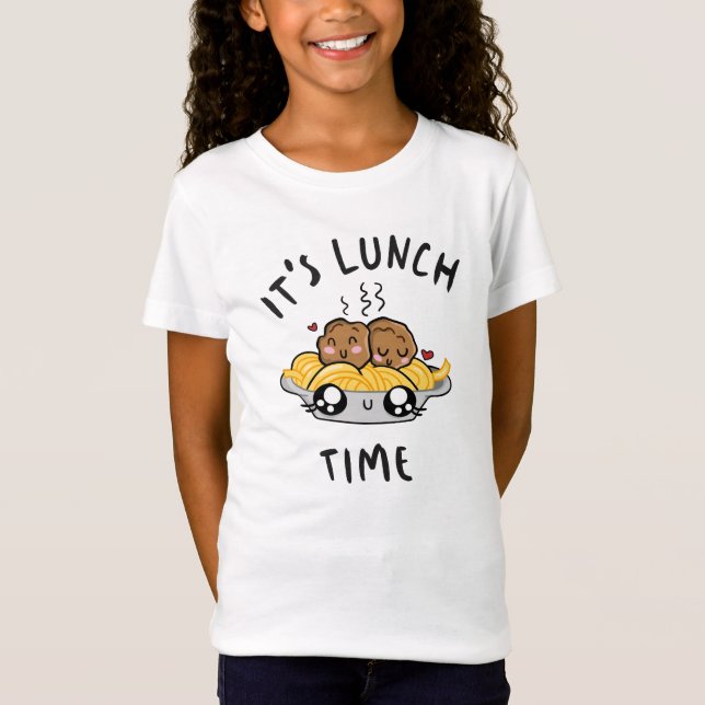 T-Shirt C'est l'heure du déjeuner (Devant)