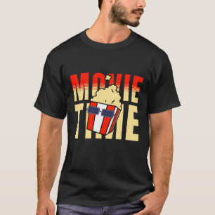 T-shirt C'est l'heure du film et du pop-corn