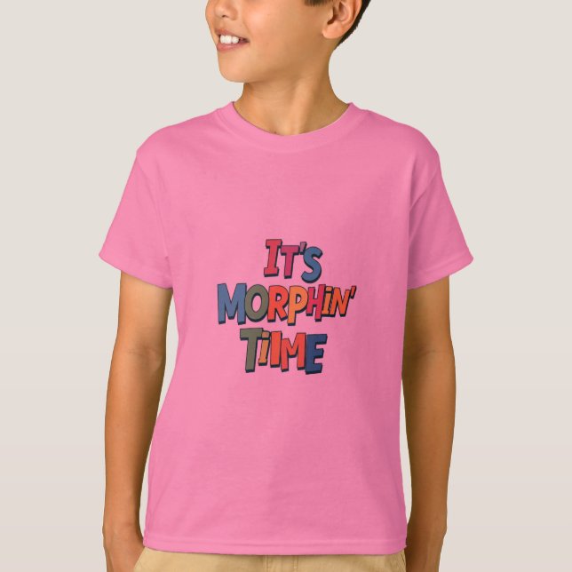 T-shirt "C'est l'heure du Morphin" (Devant)