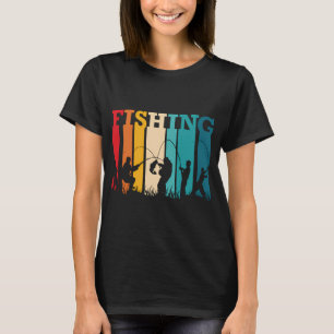 T-shirt C'est l'heure du poisson quelque part Vintage pêch