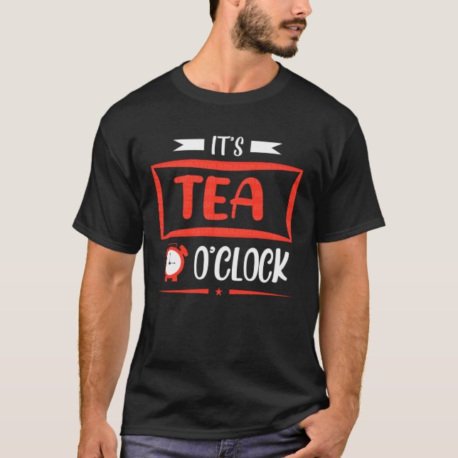 T-SHIRT C'EST L'HEURE DU THÉ (Devant)