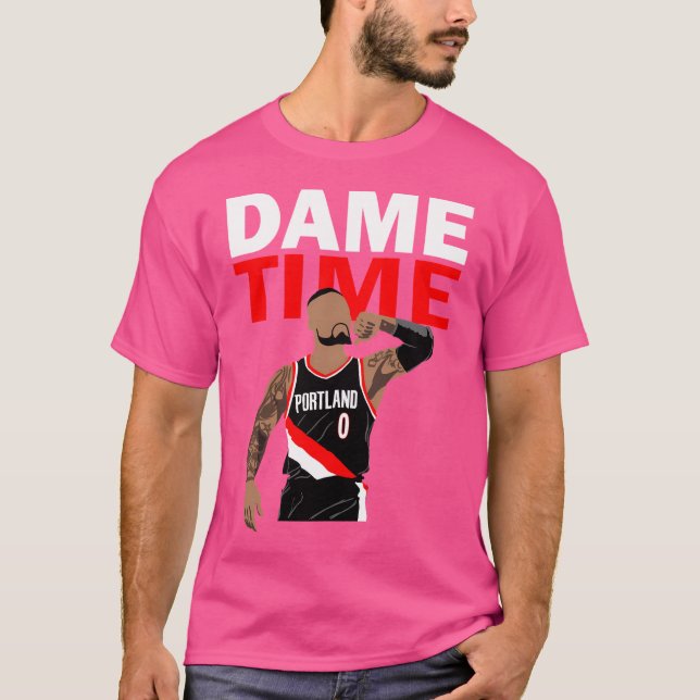 T-shirt C'Est L'Heure Pour Damian Lillard (Devant)