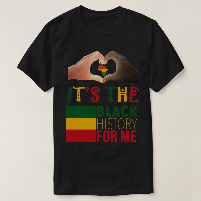 T-shirt C'Est L'Histoire Noire Pour Moi 1 (Design devant)