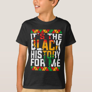 T-shirt C'est l'histoire noire pour moi, fierté africaine 