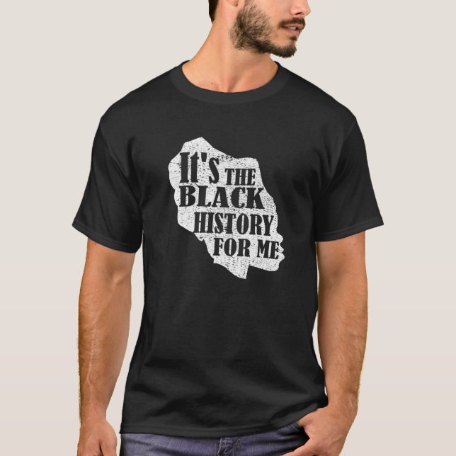 T-shirt C'est l'histoire noire pour moi Jun Africain Améri (Devant)