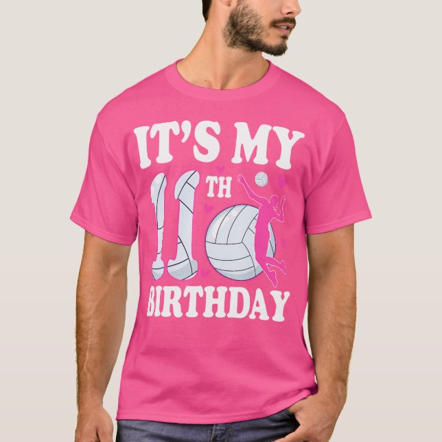 T-shirt C'Est Ma 11E Fille De 11 Ans (Devant)