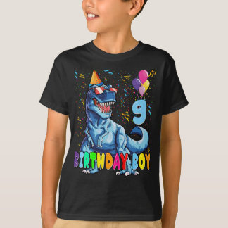 T-shirt C'est ma 9e fête de dinosaure de chemise pour 9 an