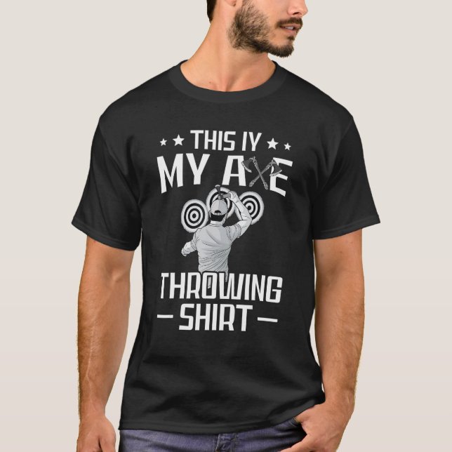 T-shirt C'est ma bûcheron à hache jetée de hache (Devant)
