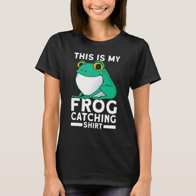T-shirt C'est ma capture de grenouille (Devant)