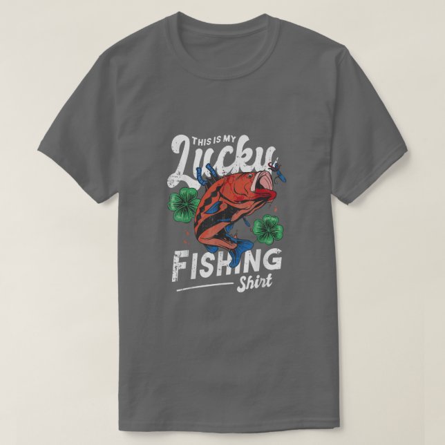T-shirt C'est ma chance de pêche  (Design devant)