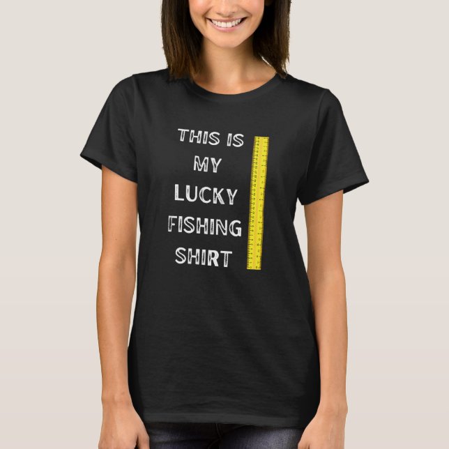 T-shirt C'Est Ma Chance Pêche Pêche (Devant)